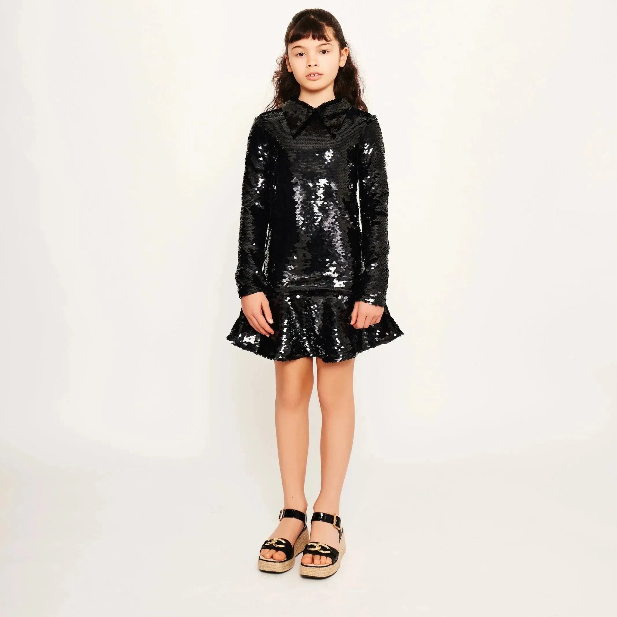 Large Sequin Collar Dress Large Sequin Collar Dress