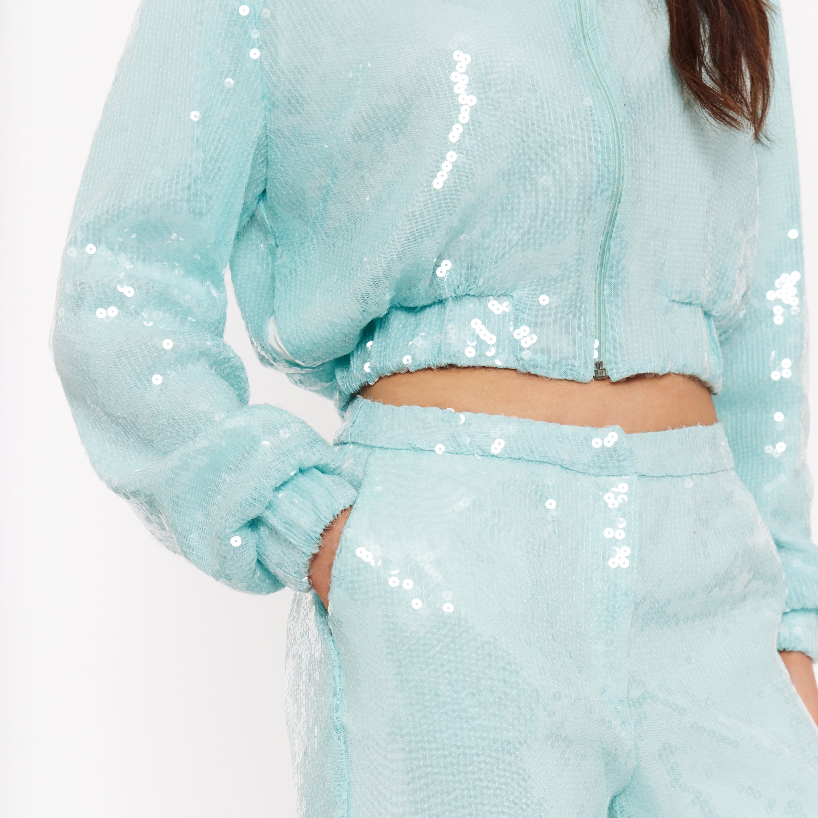 Women’s Sequin Varsity Jacket