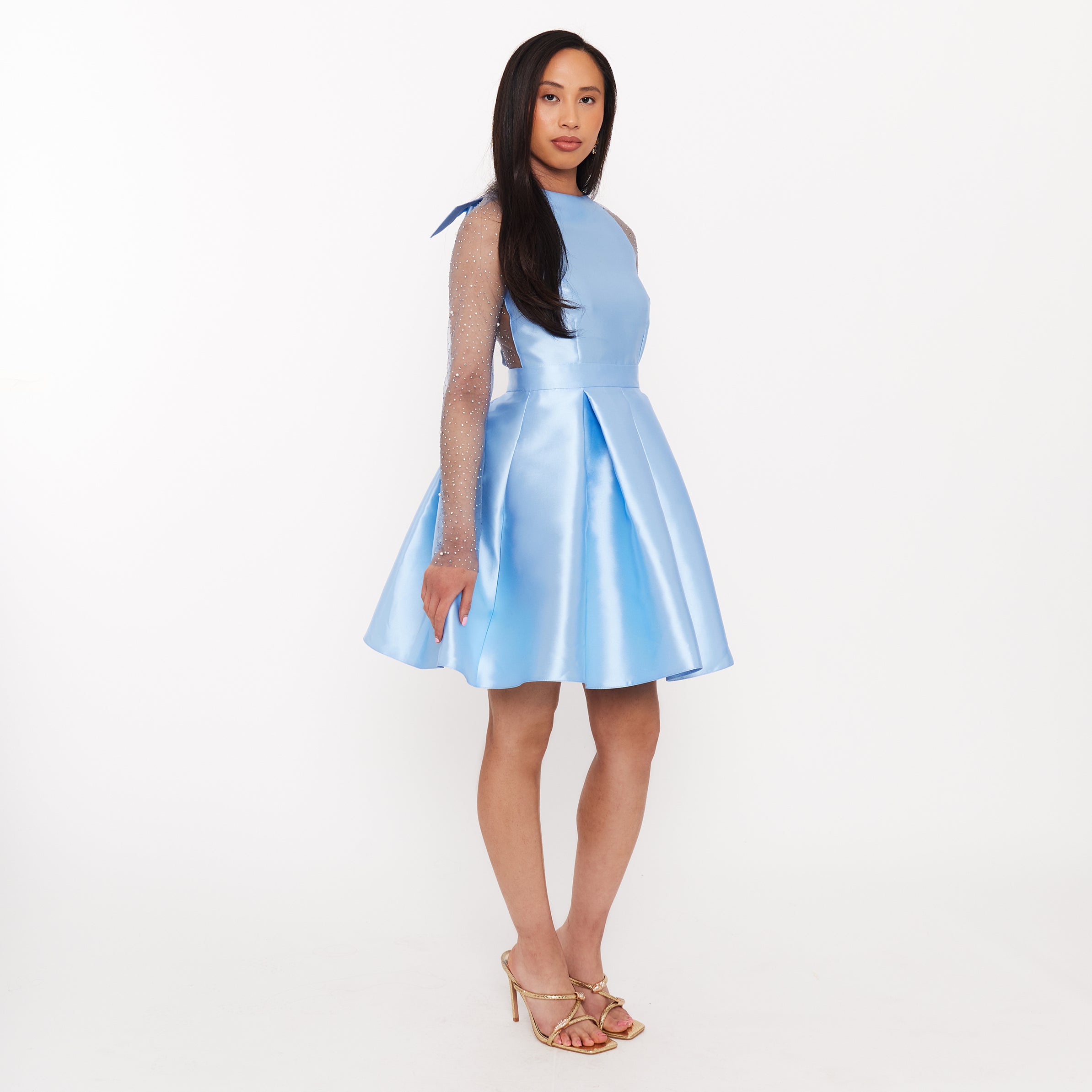 Women's Embellished Skater Dress