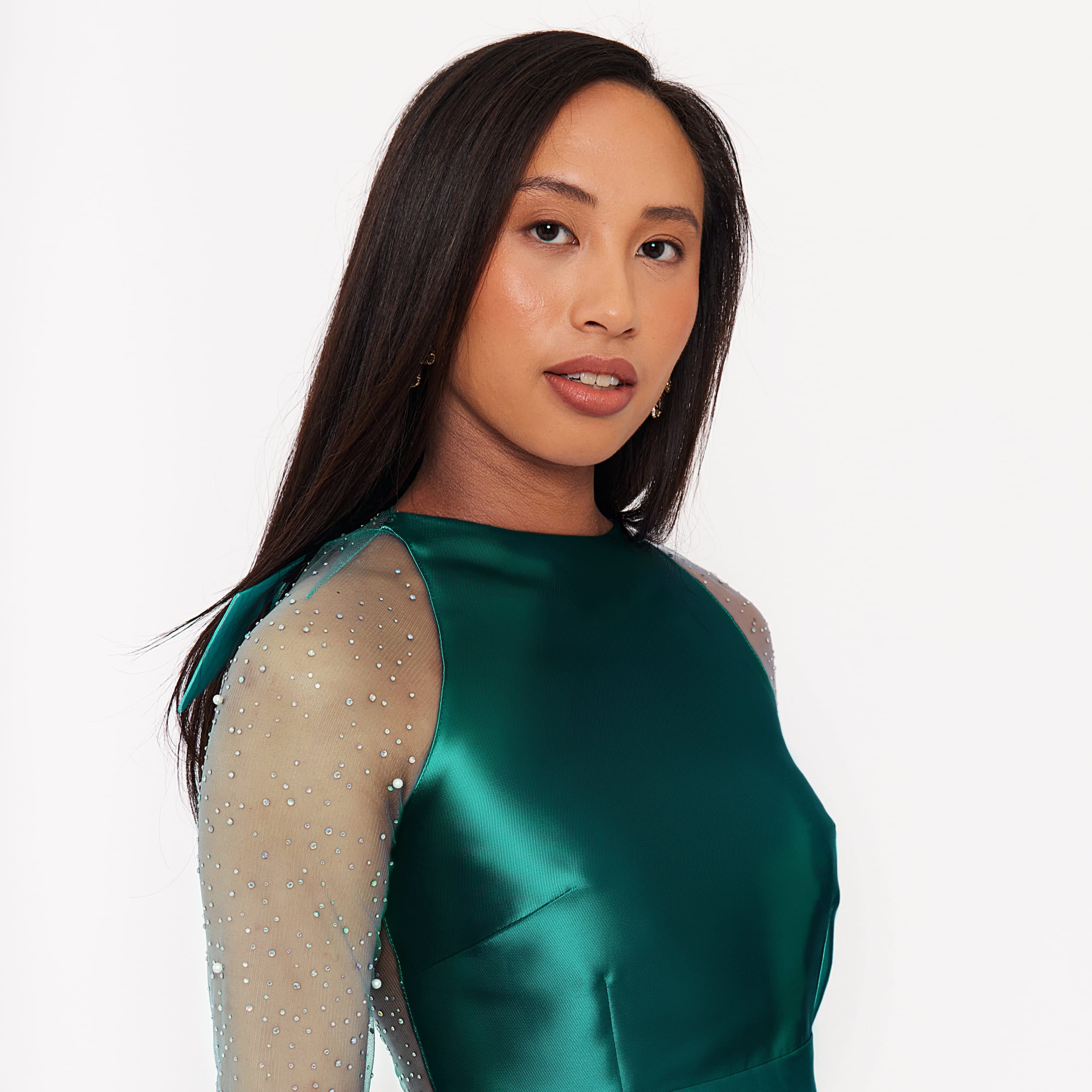 Women's Embellished Skater Dress