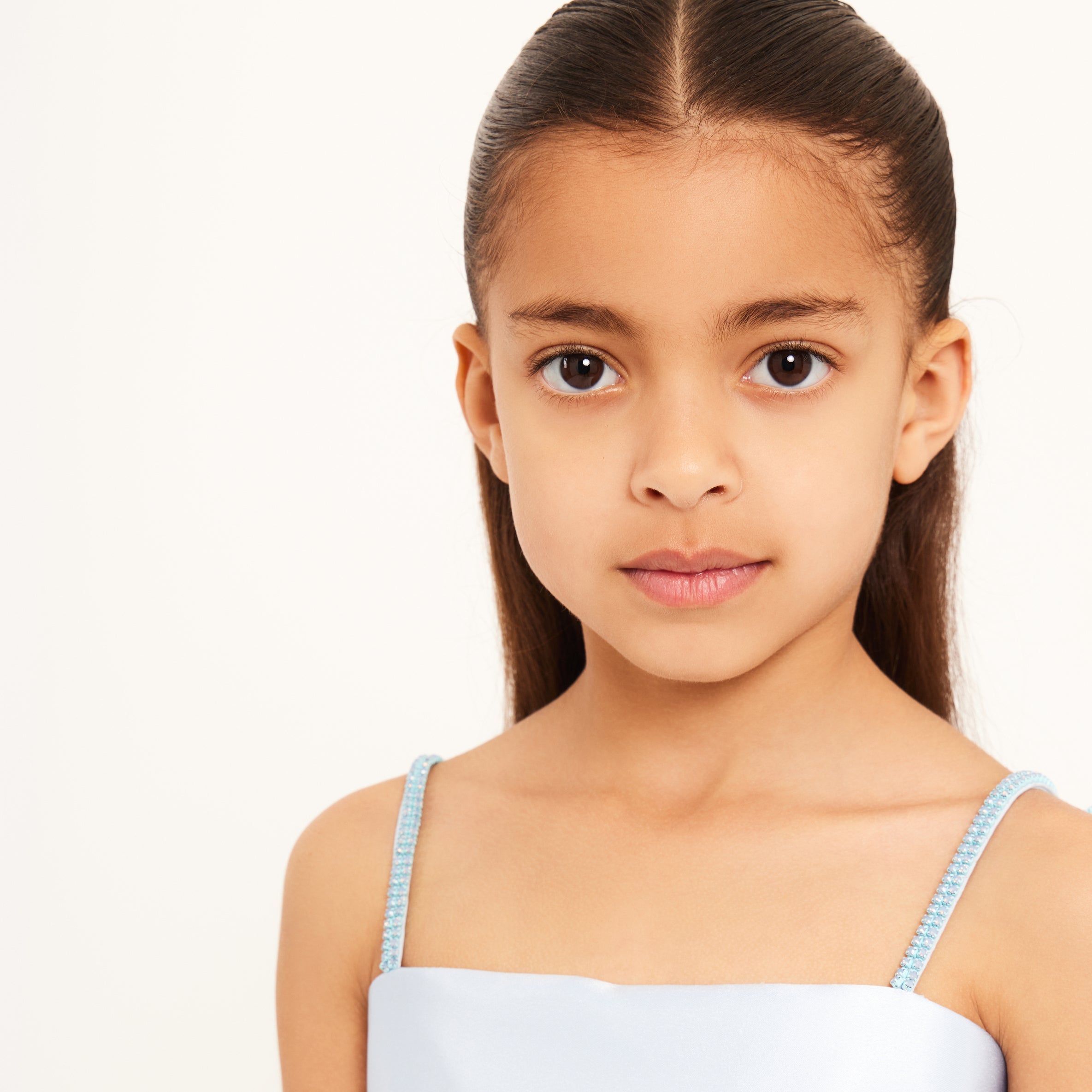 Jumpsuit with Rhinestone Straps