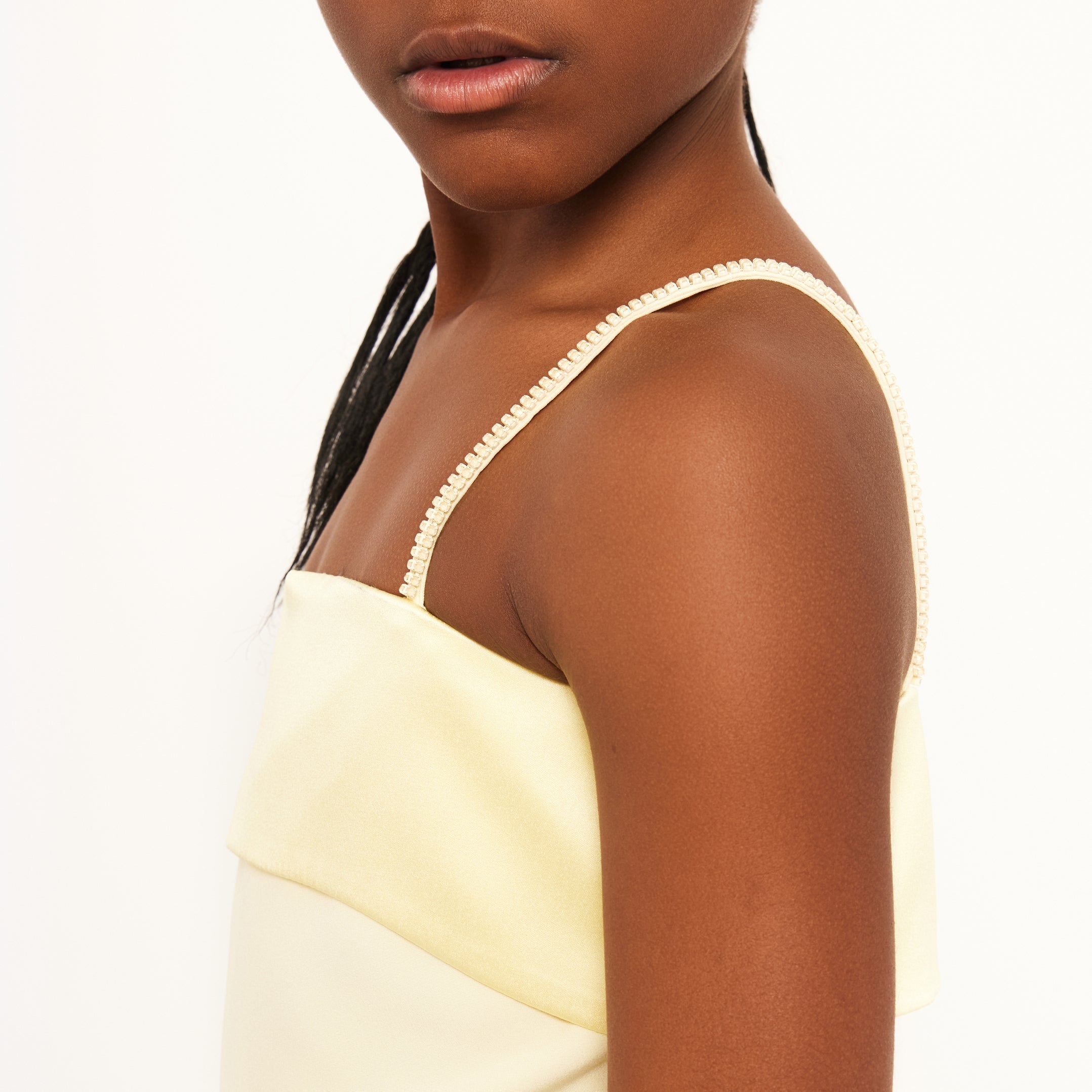 Jumpsuit with Rhinestone Straps