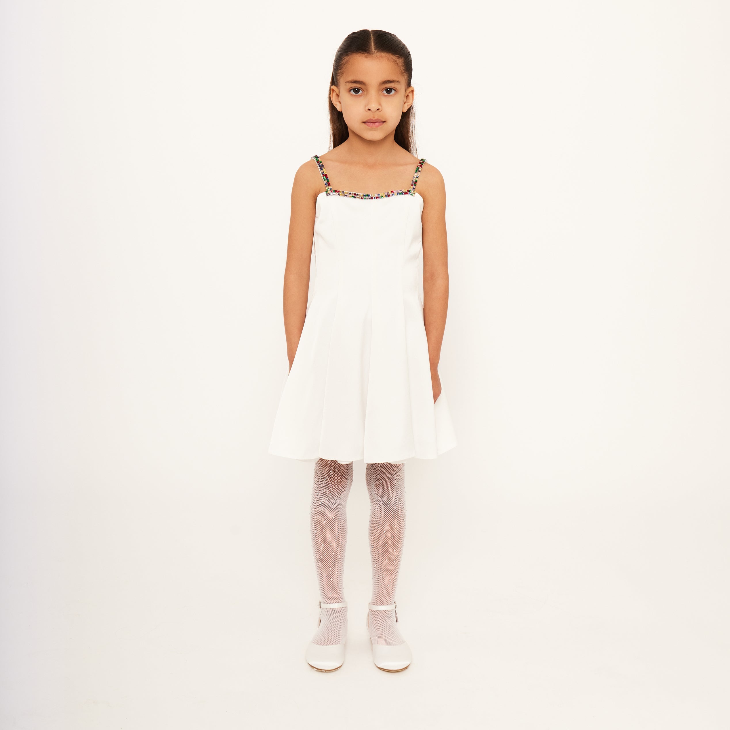 Rhinestone Strap Dress