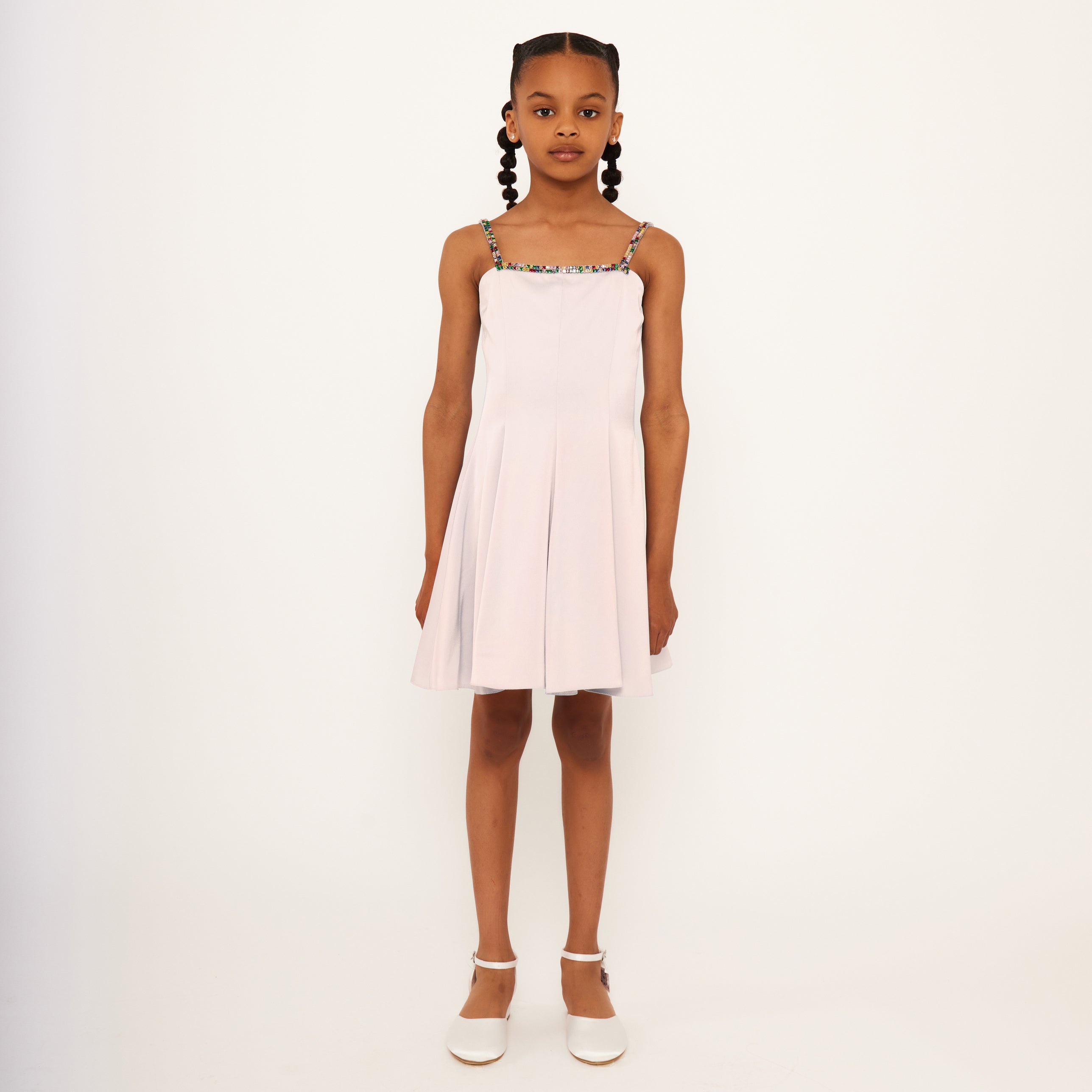 Rhinestone Strap Dress