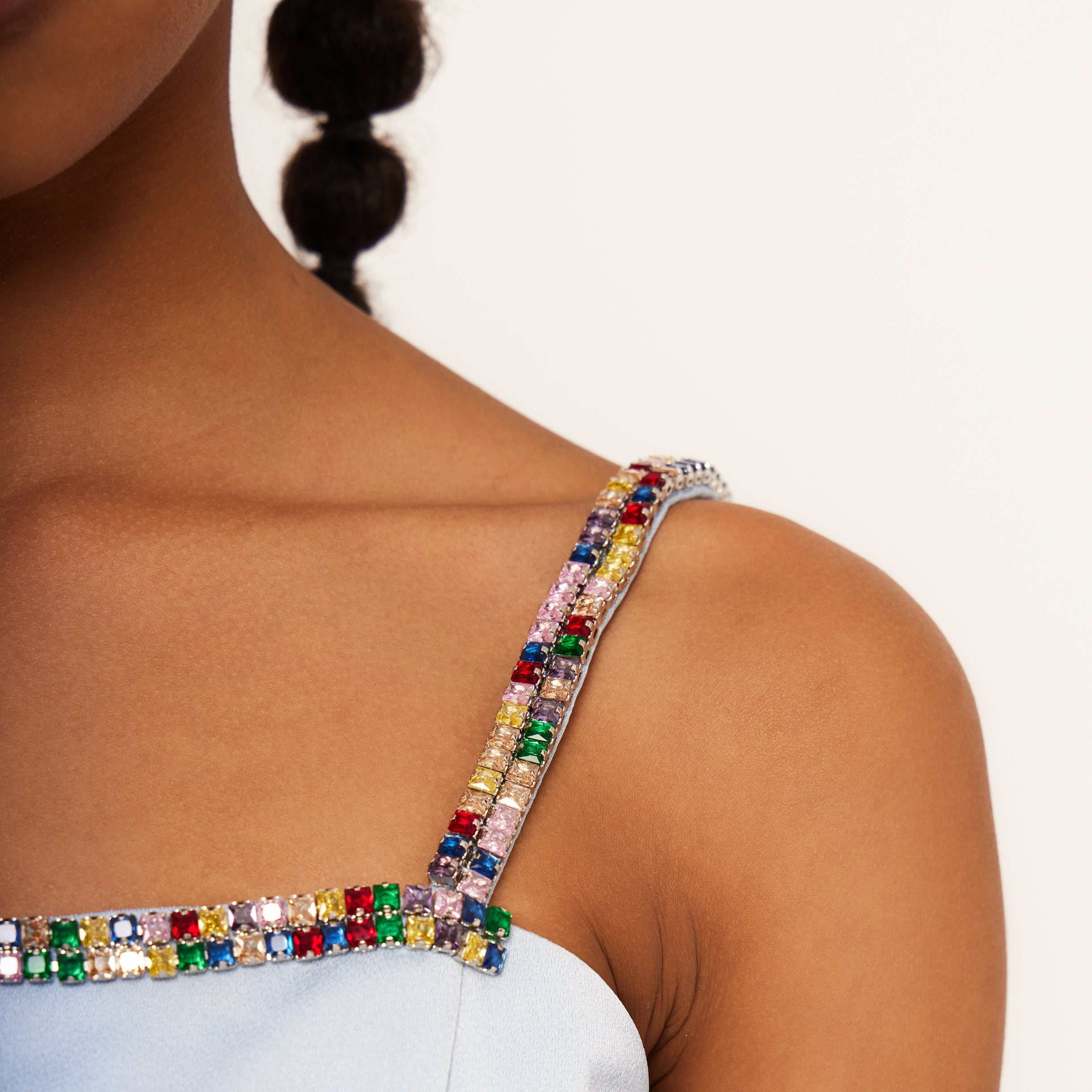 Rhinestone Strap Dress