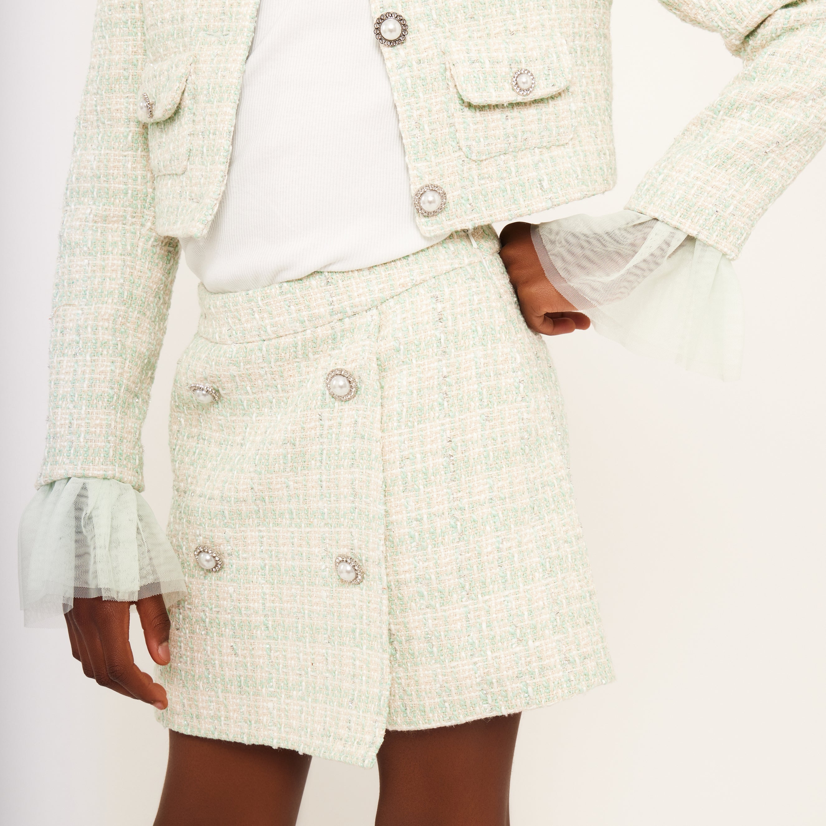 Tweed Skort