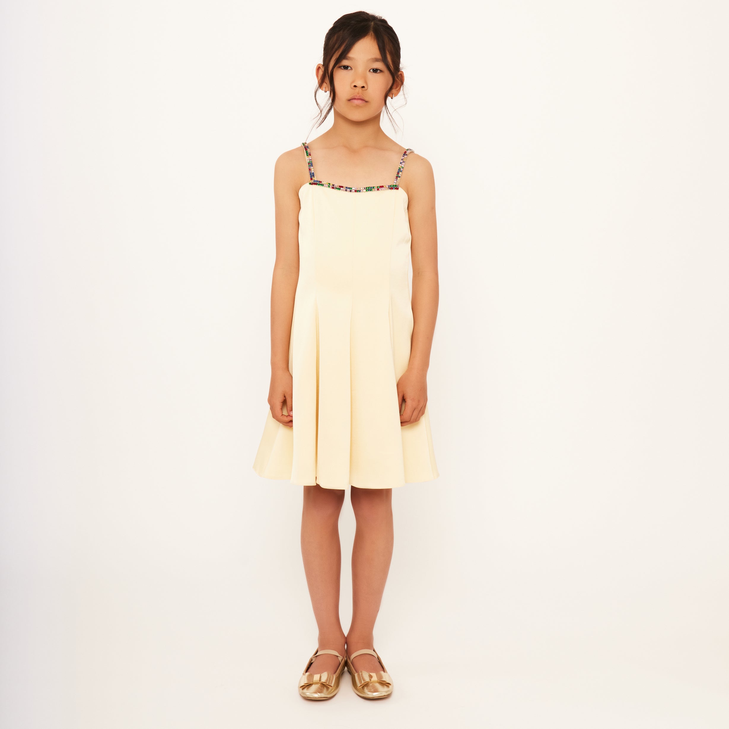 Rhinestone Strap Dress