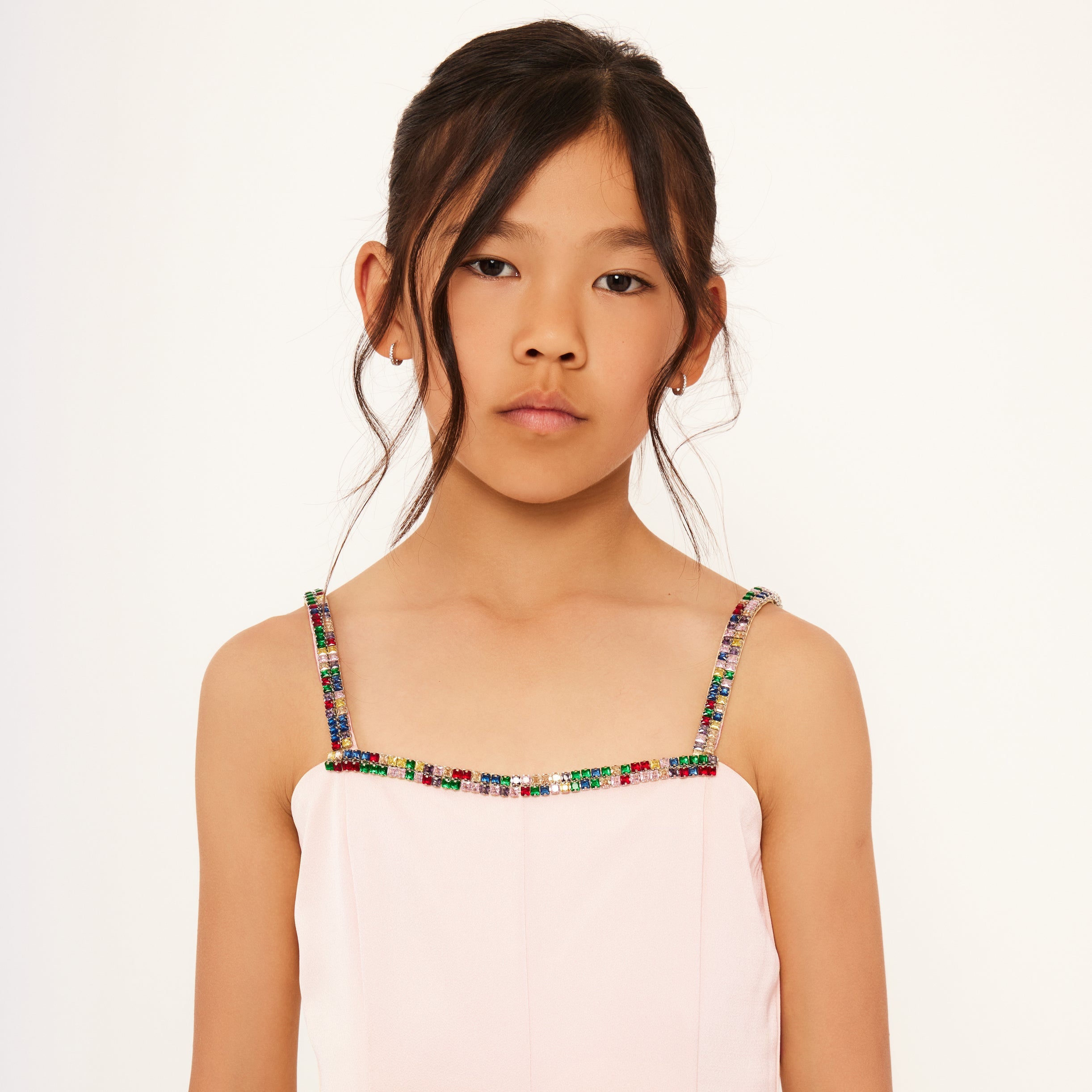 Rhinestone Strap Dress