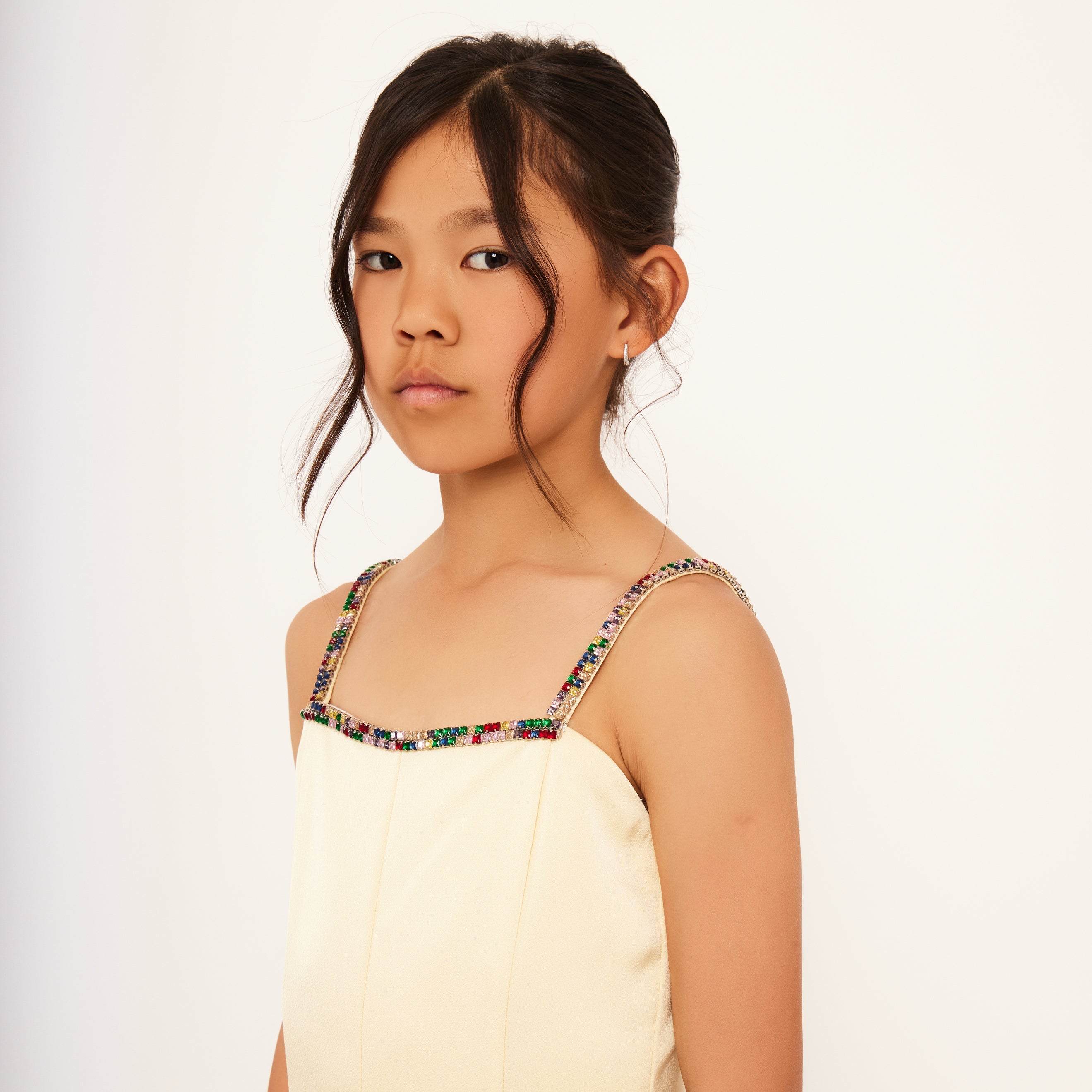 Rhinestone Strap Dress