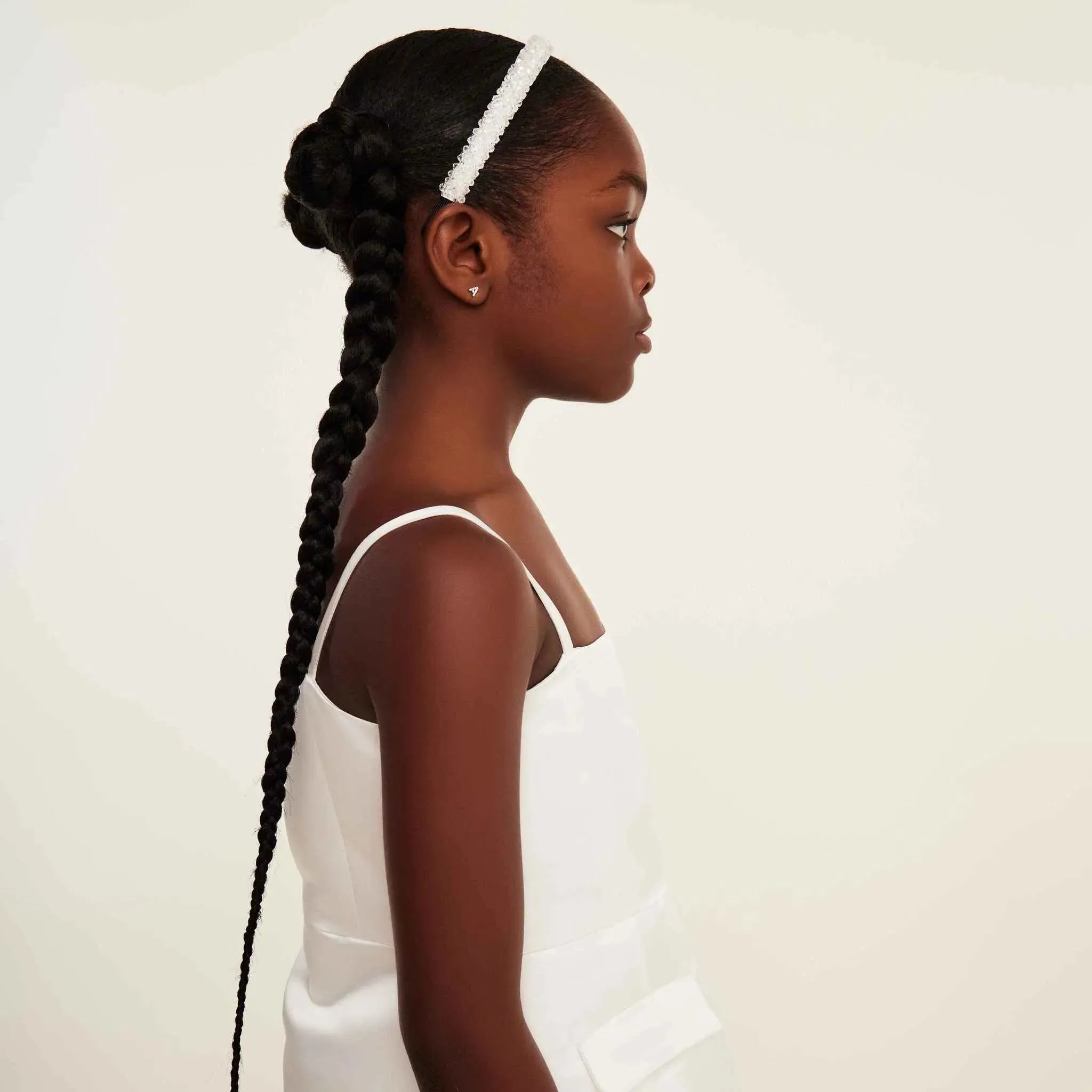 Satin A-Line Strap Dress