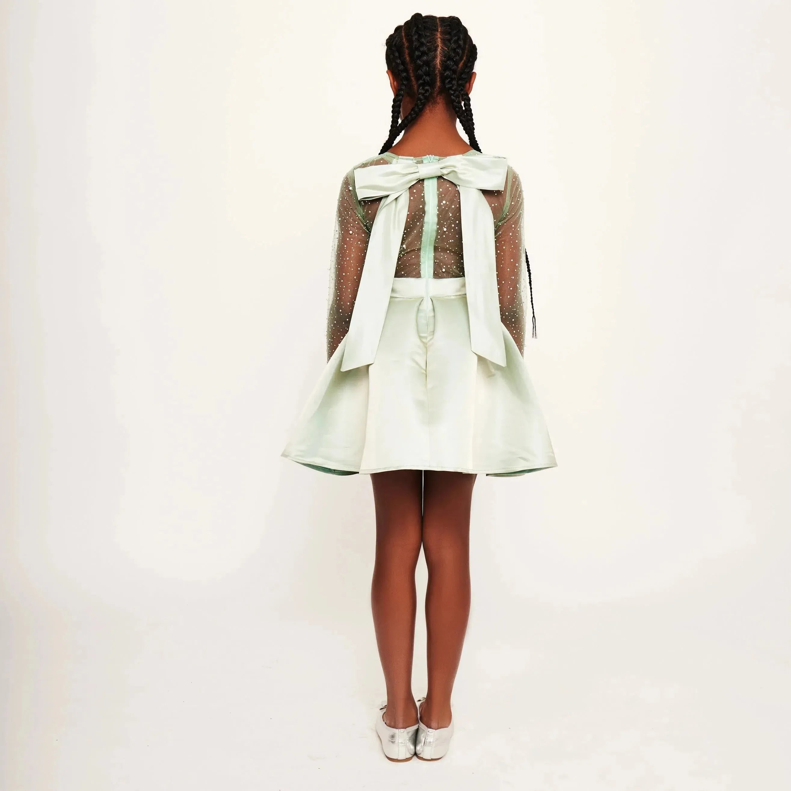 Embellished Skater Dress