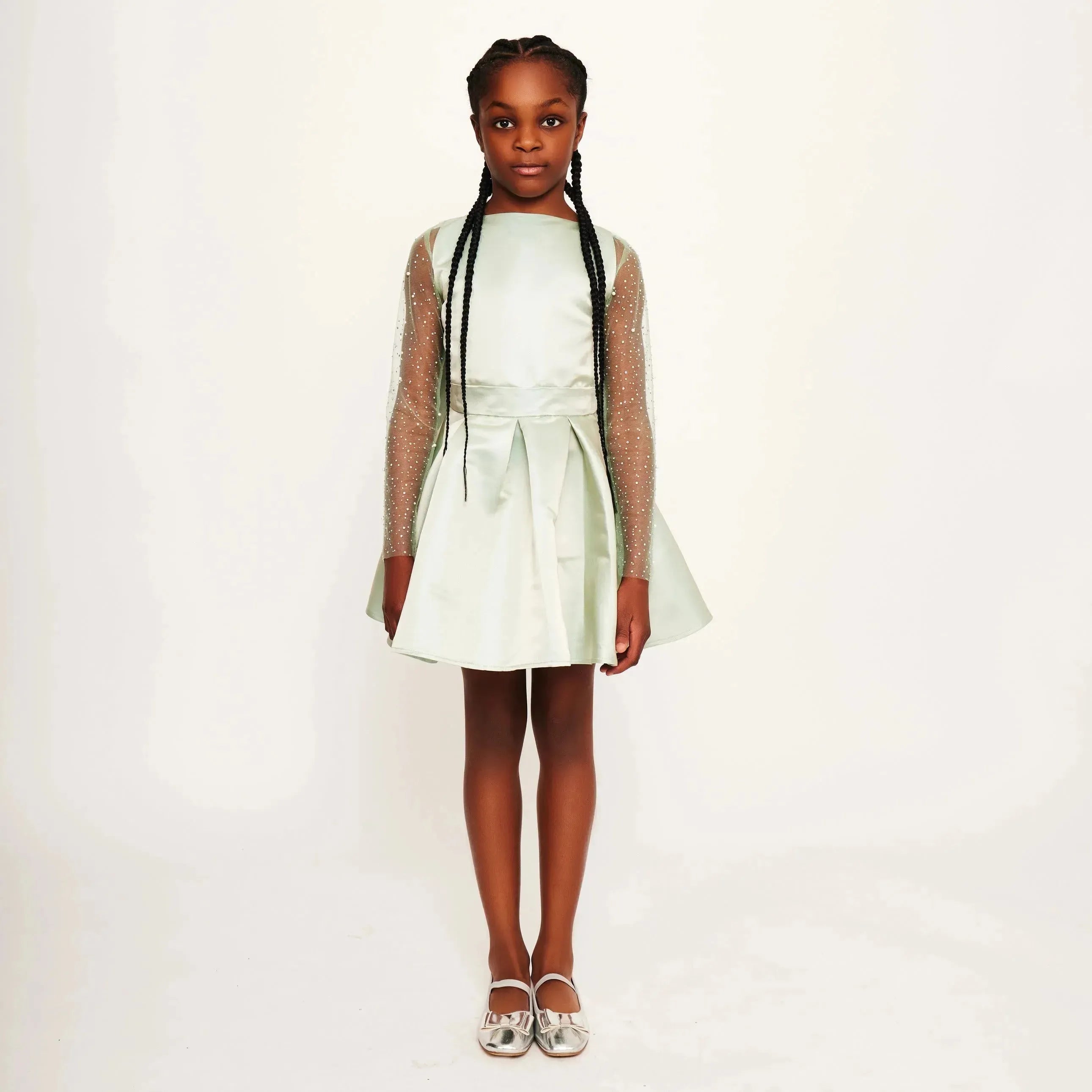 Embellished Skater Dress