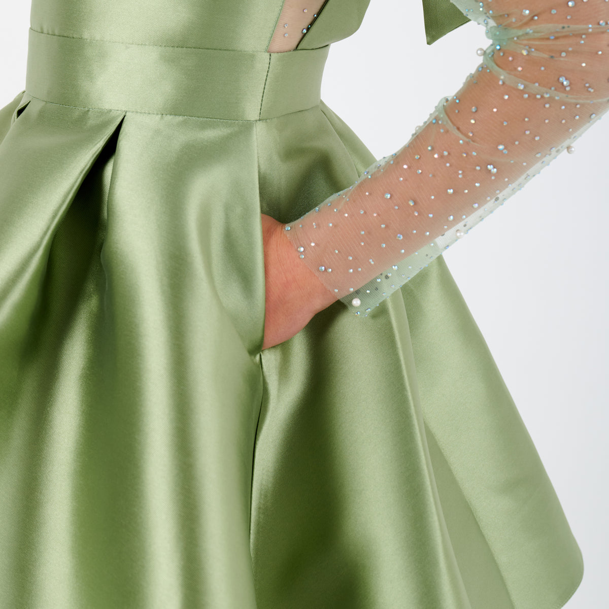 Embellished Skater Dress