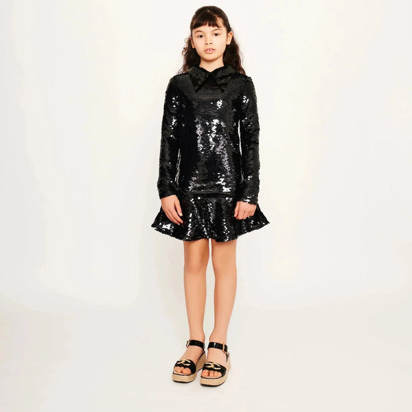 Large Sequin Collar Dress