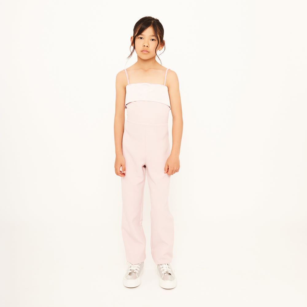 Jumpsuit with Rhinestone Straps