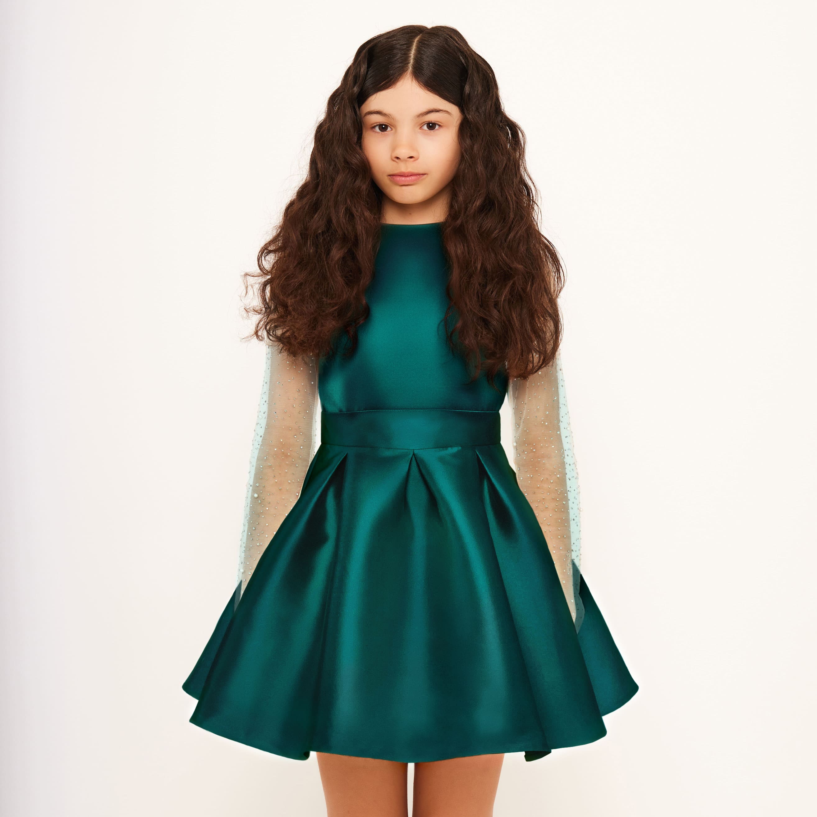 Embellished Skater Dress