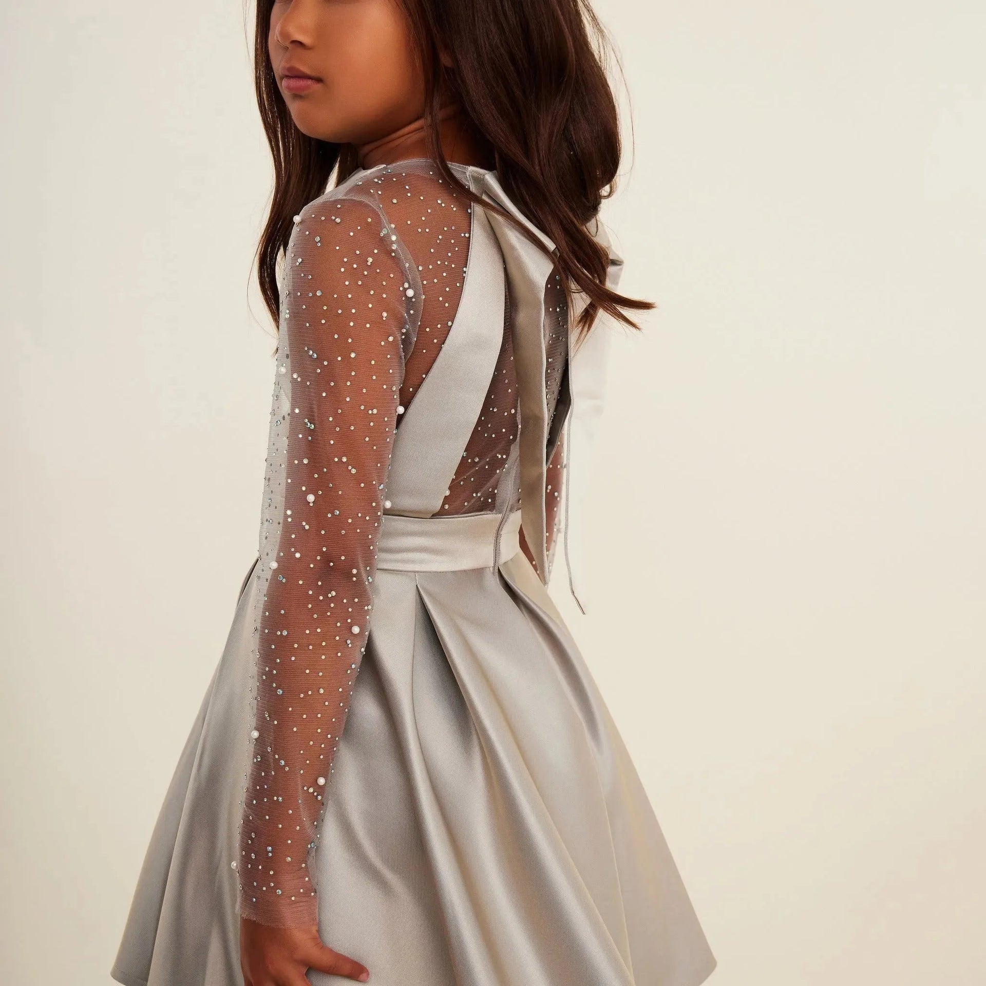 Girls Embellished Skater Dress Online