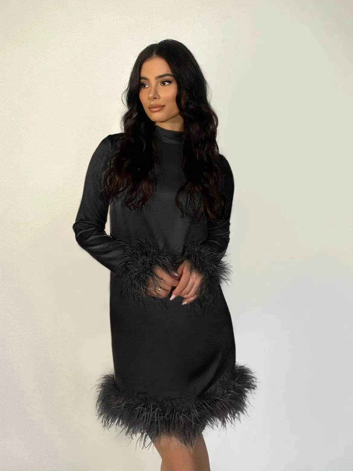 Coast amiah feather dress best sale