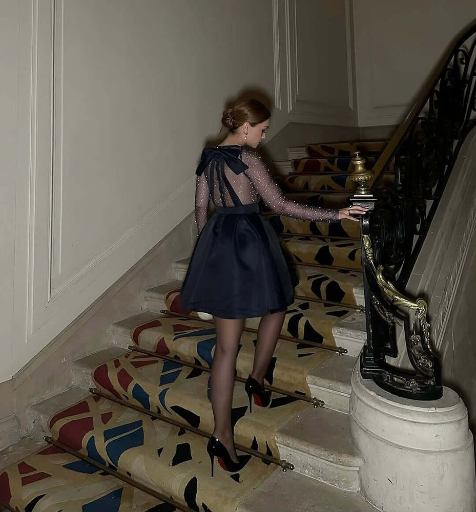 Women's Embellished Skater Dress