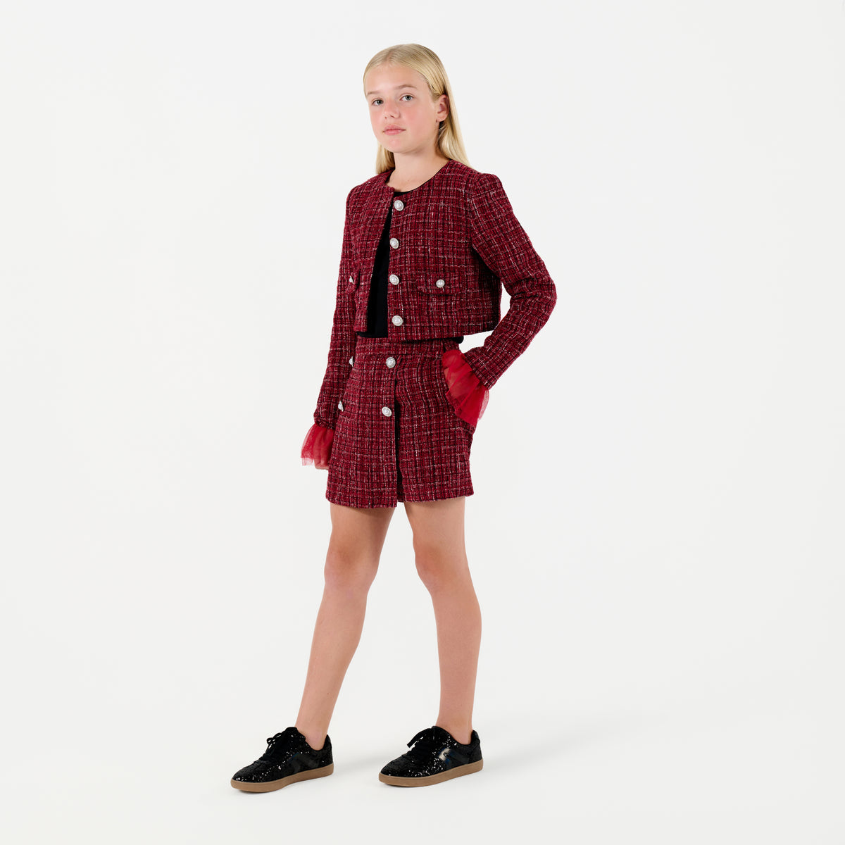 Tweed Skort