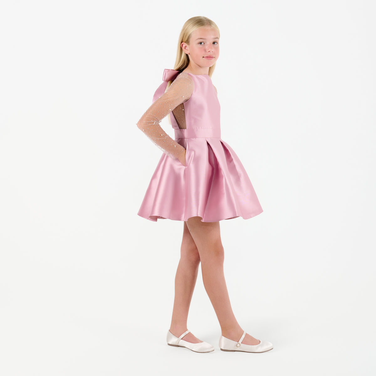 Embellished Skater Dress