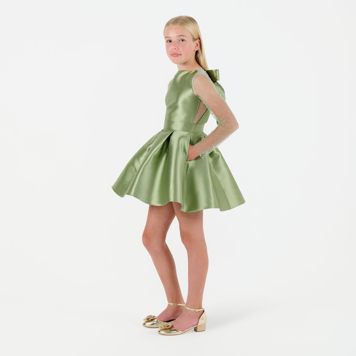 Embellished Skater Dress