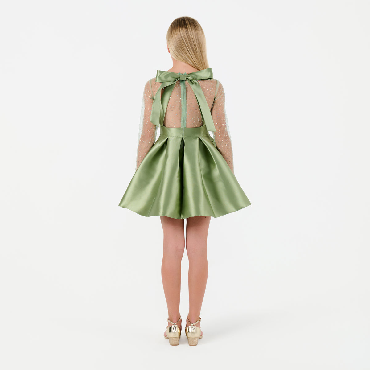 Embellished Skater Dress