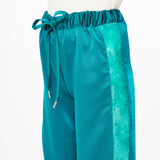 Satin Trousers with Sequin Side Detail